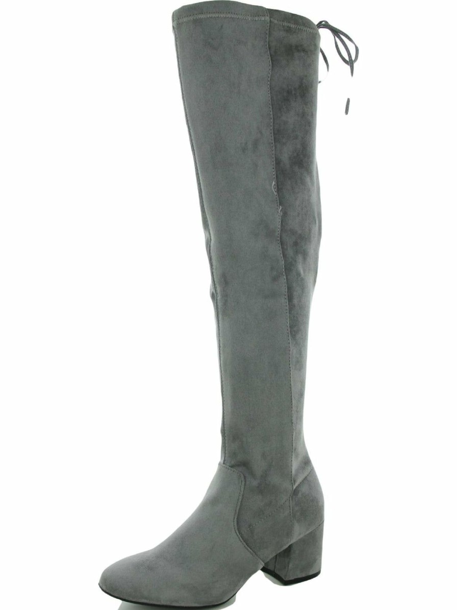 * Sugar Ollie Womens Heels Round Toe Over-The-Knee Boots | Boots