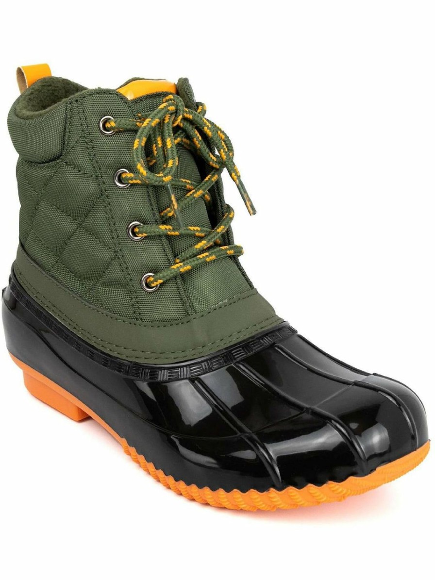 * Sugar Skippy Womens Lace-Up Quilted Rain Boots | Boots