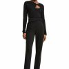 * H Halston Women Ls Ring Twist Swtr Pullover | Sweaters