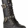 * Sugar Suad Womens Leather Lace-Up Ankle Boots | Boots