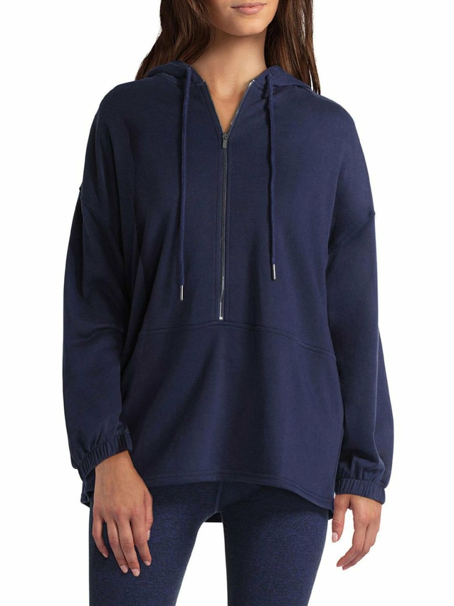 * H Halston Womens Cozy Comfy Hooded Sweatshirt | Shirts-Tops