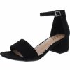 * Sugar Noelle Womens Microsuede Ankle Open-Toe Heels | Pumps-Heels