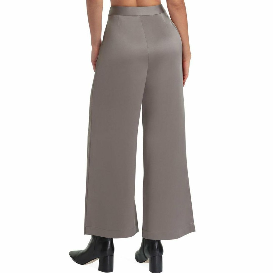 * H Halston Womens Pleat Front High Rise Wide Leg Pants | Pants