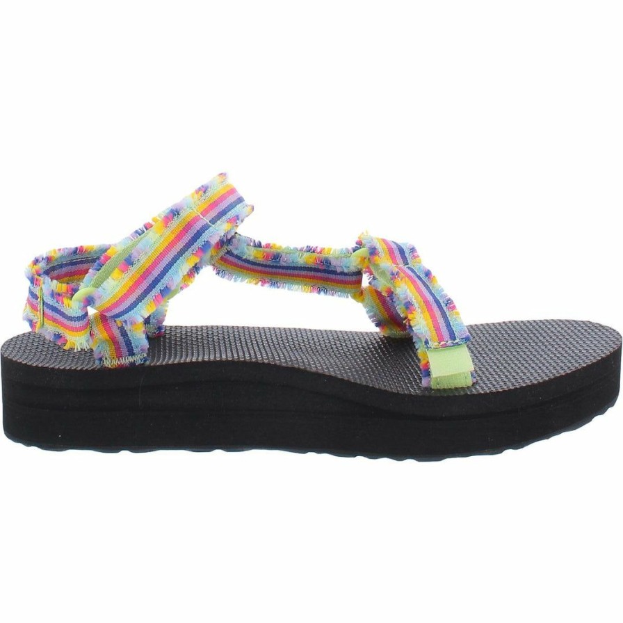 * Teva Womens Raw Hem Adjustable Ankle Strap | Sandals