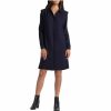 * H Halston Womens Collared Midi Shirtdress | Dresses