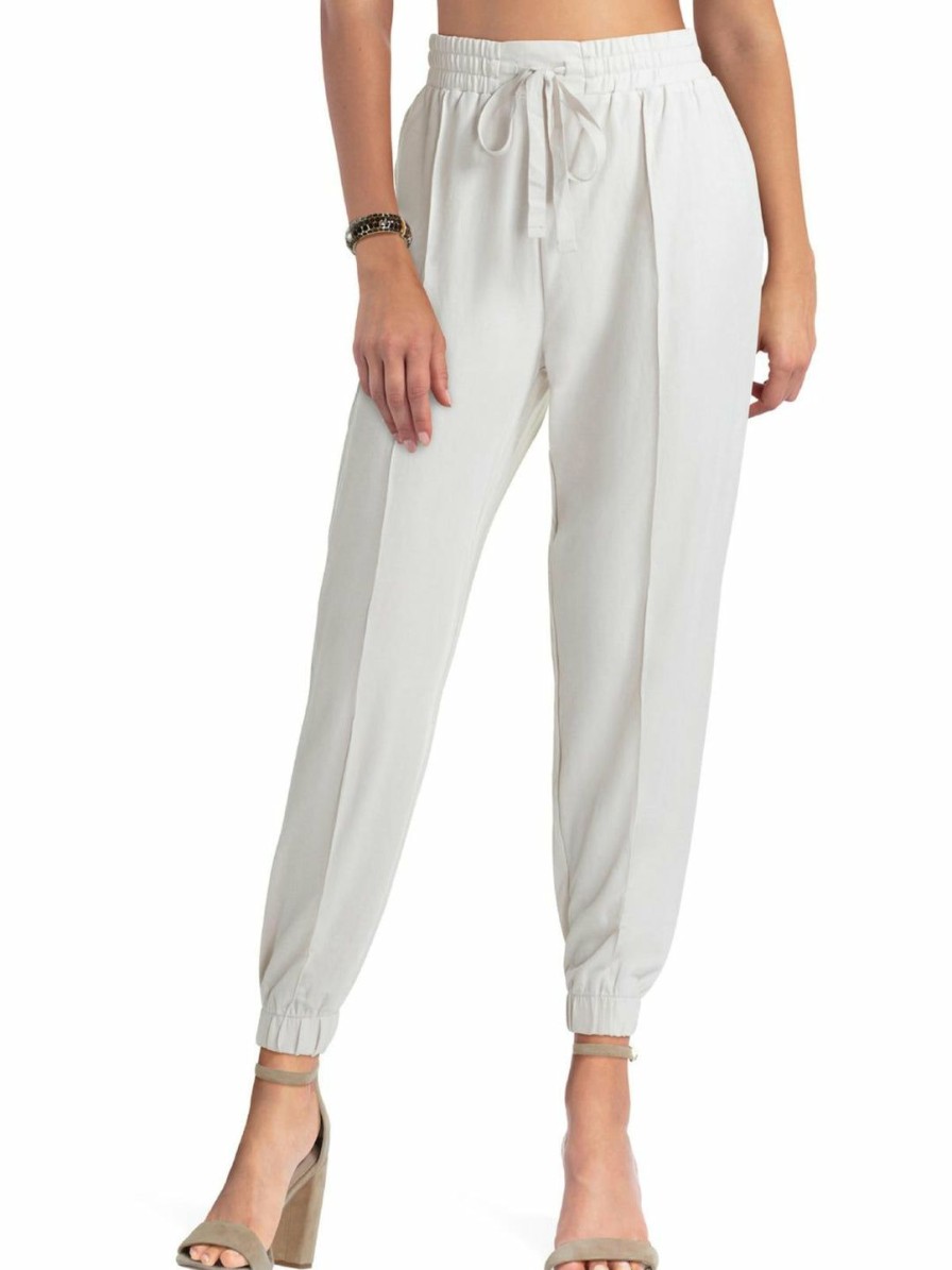 * H Halston Womens Drawstring Knit Jogger Pants | Pants