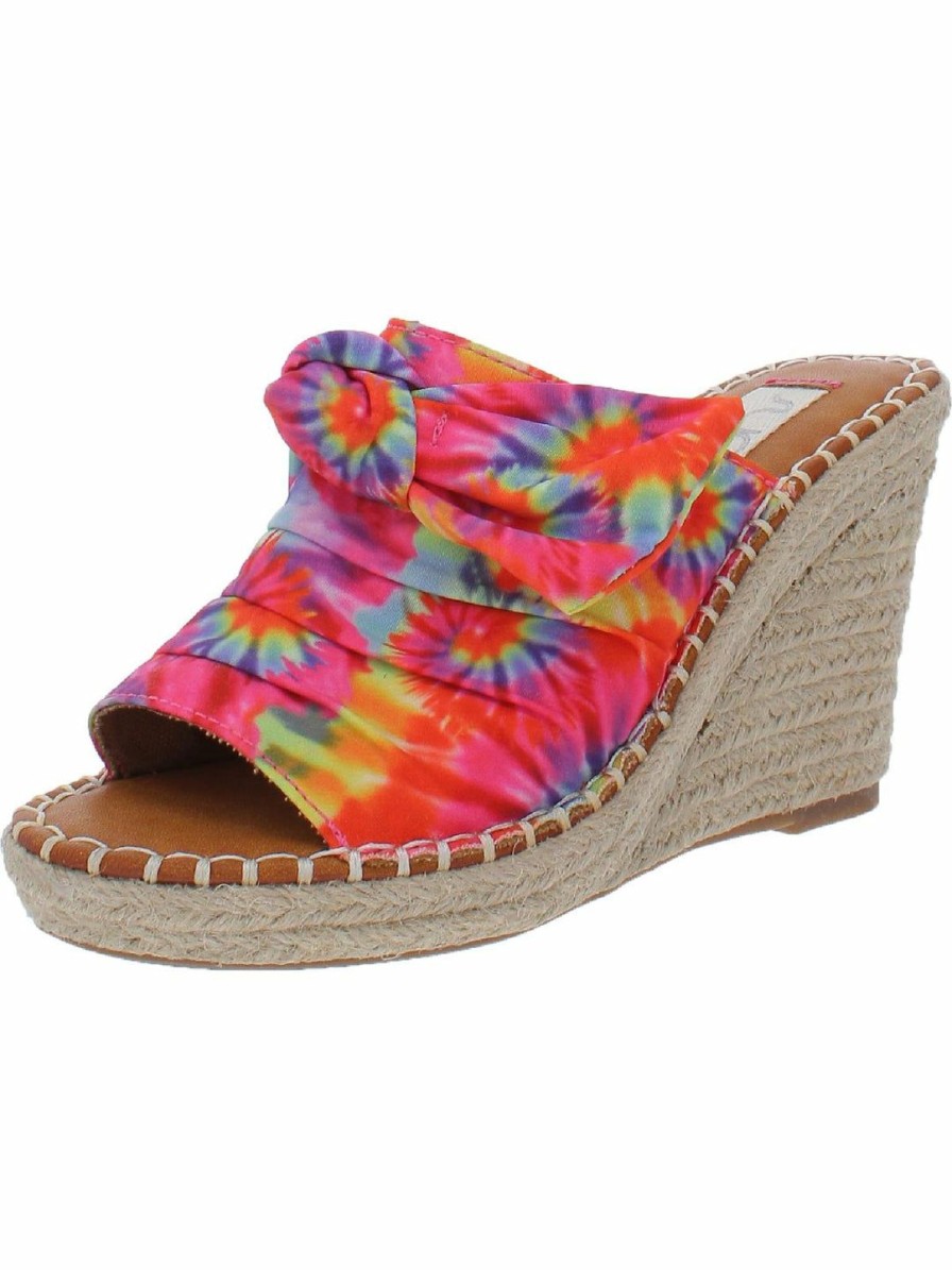 * Sugar Hundreds Womens Espadrilles Glitter Wedges | Wedges-Espadrilles