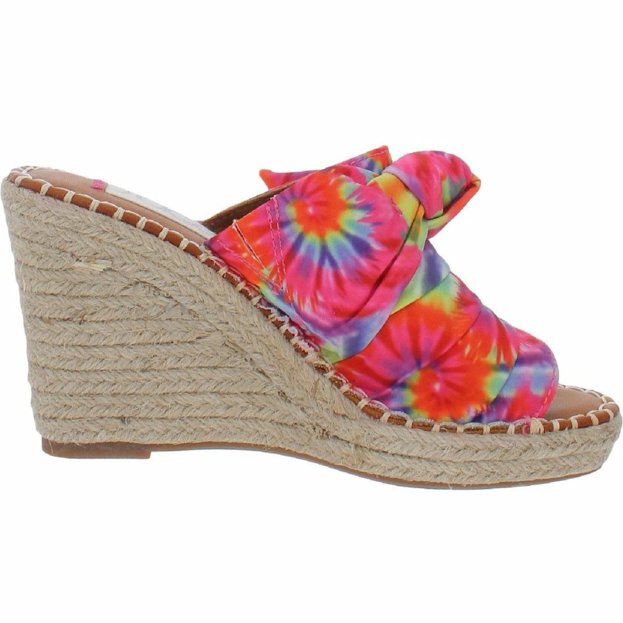 * Sugar Hundreds Womens Espadrilles Glitter Wedges | Wedges-Espadrilles