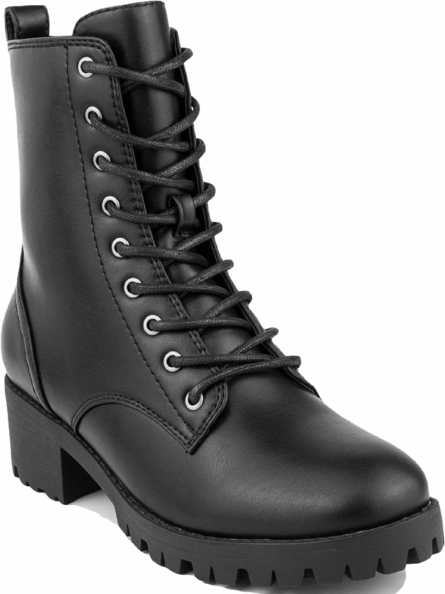 * Sugar Reggie Womens Lace-Up Combat & Lace-Up Boots | Boots