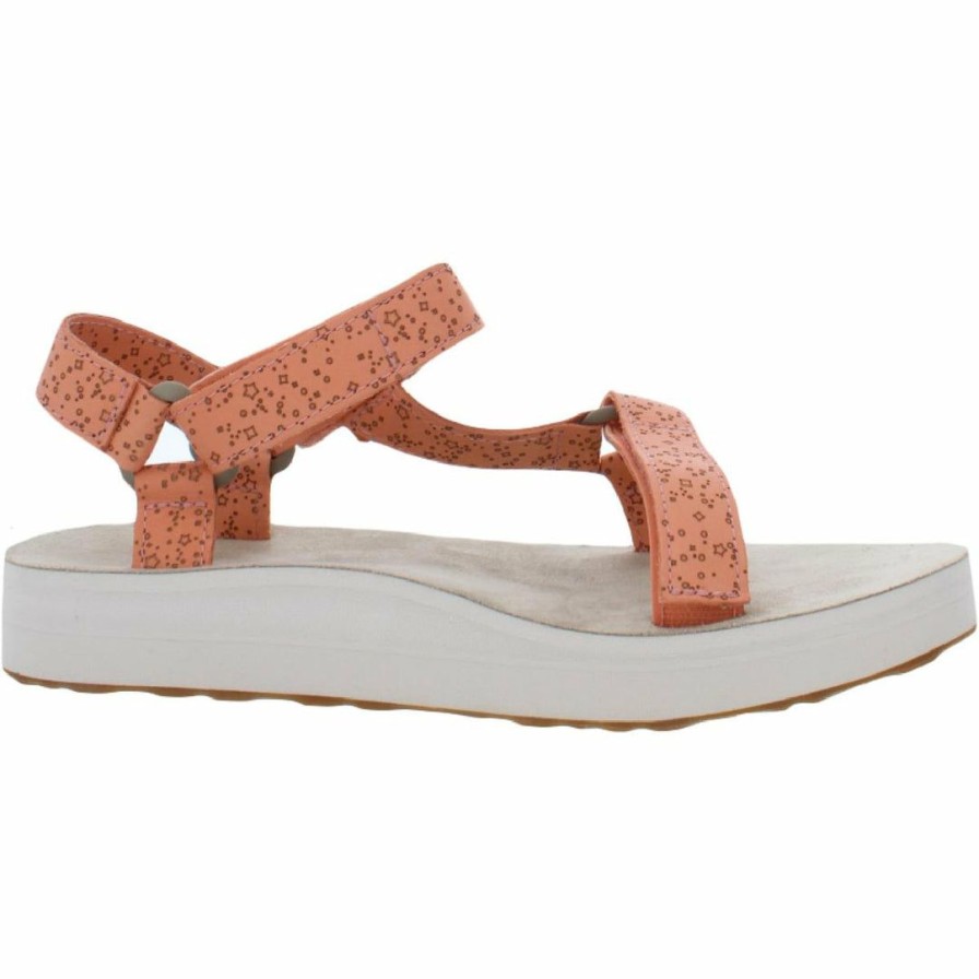 * Teva Midform Universal Star Womens Leather Strappy Footbed Sandals | Sandals