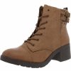 * Sugar Kailey-19 Womens Ankle Zip Up Combat & Lace-Up Boots | Boots