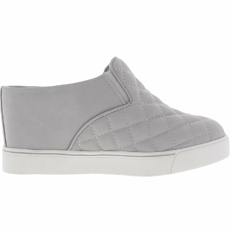 * Sugar Kallie Womens Quilted Canvas Slip-On Sneakers | Loafers-Slip-Ons