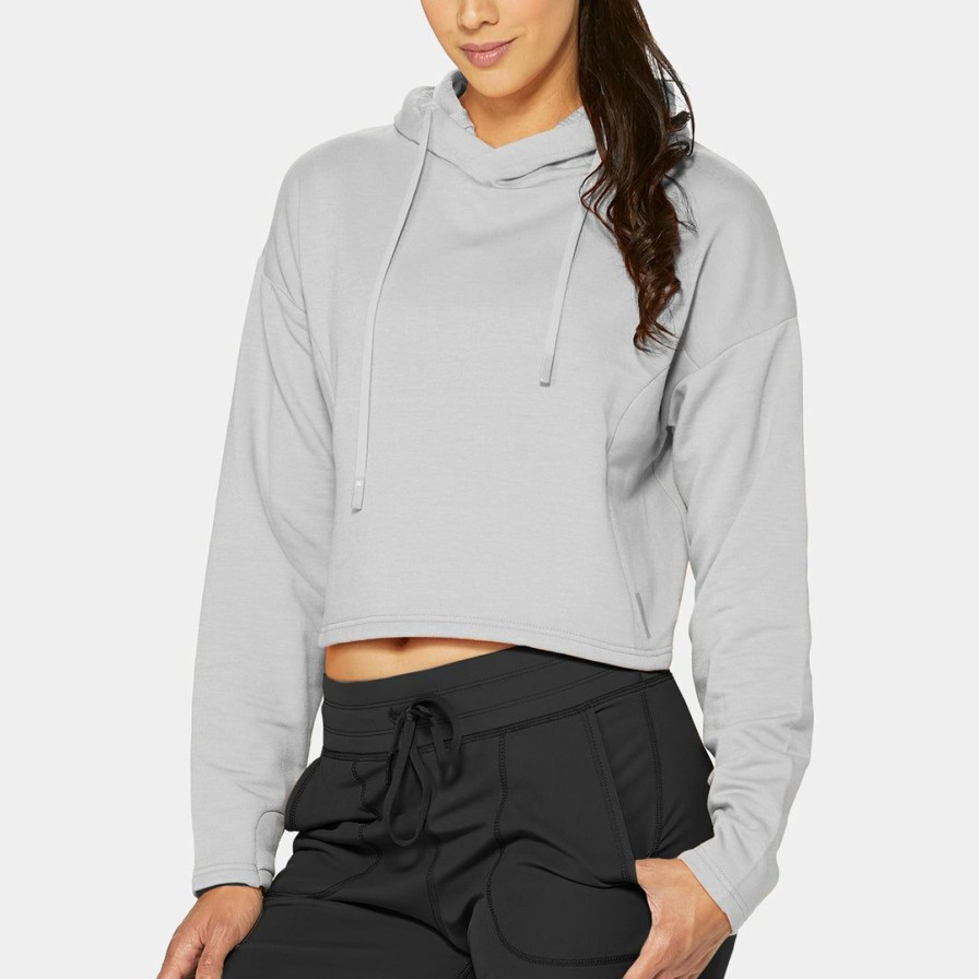 * Women Hylete Eclipse Cropped Hoodie | Activewear