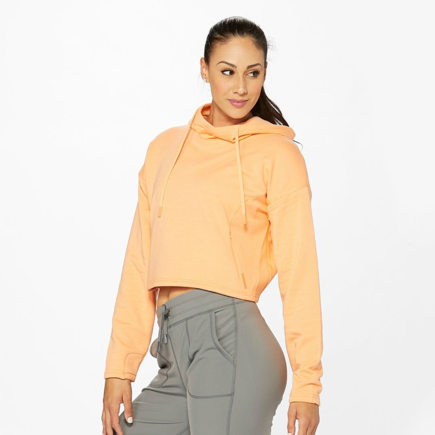 * Women Hylete Eclipse Cropped Hoodie | Activewear