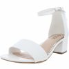 * Sugar Mattie Womens Ankle Strap Block Heel Heels | Pumps-Heels