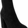 * Sugar Evvie Womens Block Heel Pointed Toe Ankle Boots | Boots