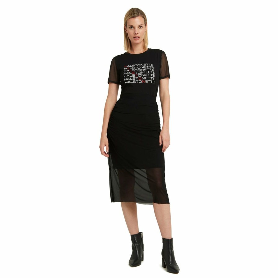 * H Halston Women H_Halston Graphic T-Shirt | Shirts-Tops