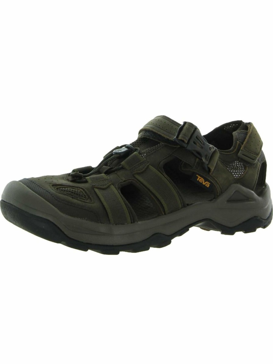 * Teva Mens Leather Closed Toe Sport Sandals | Sandals