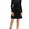 * H Halston Womens Sequined Above Knee Cocktail And Party Dress | Dresses