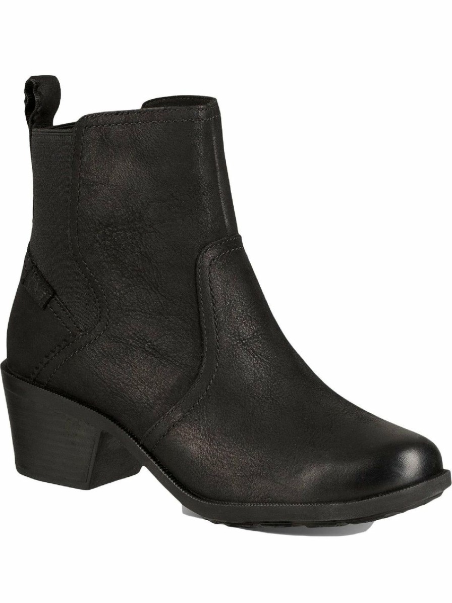 * Teva Anaya Womens Leather Ankle Chelsea Boots | Boots