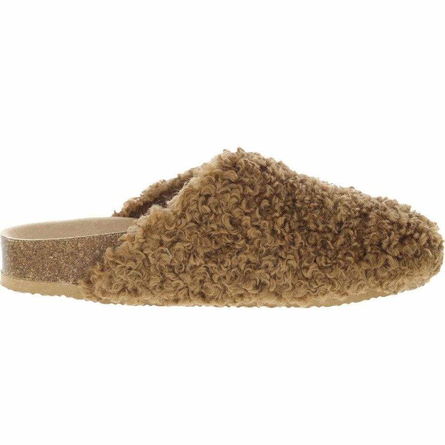 * Sugar Ultra Womens Faux Fur Comfort Insole Clogs | Flats